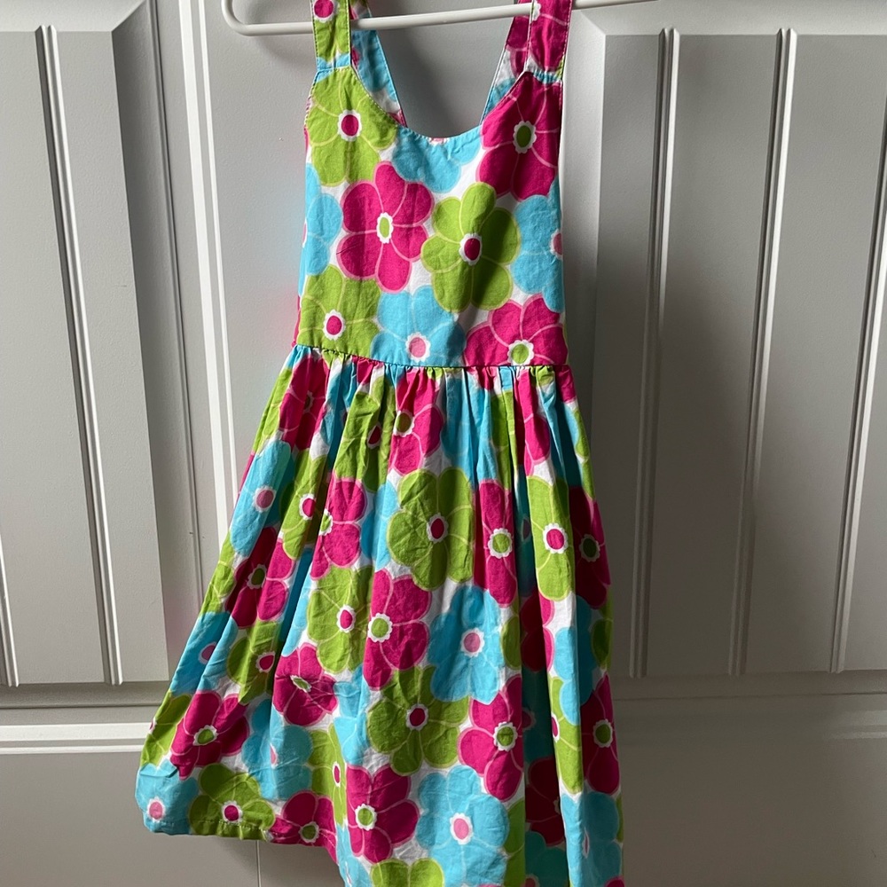 Floral gymboree cross-back Dress